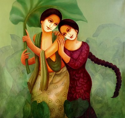Intimate-Love-Painting-Monalisa-Sarkar-IndiGalleria-IG1760