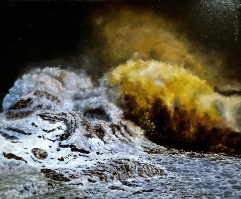 Hyperrealistic-Seascape-Oil-Painting-Kaustav-Jyoti-Dasgupta-IndiGalleria-IG2040