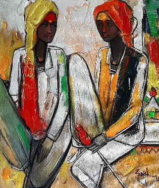 Painting-Acrylic-on-Canvas-Girish-Adannavar-IG1356-IndiGalleria