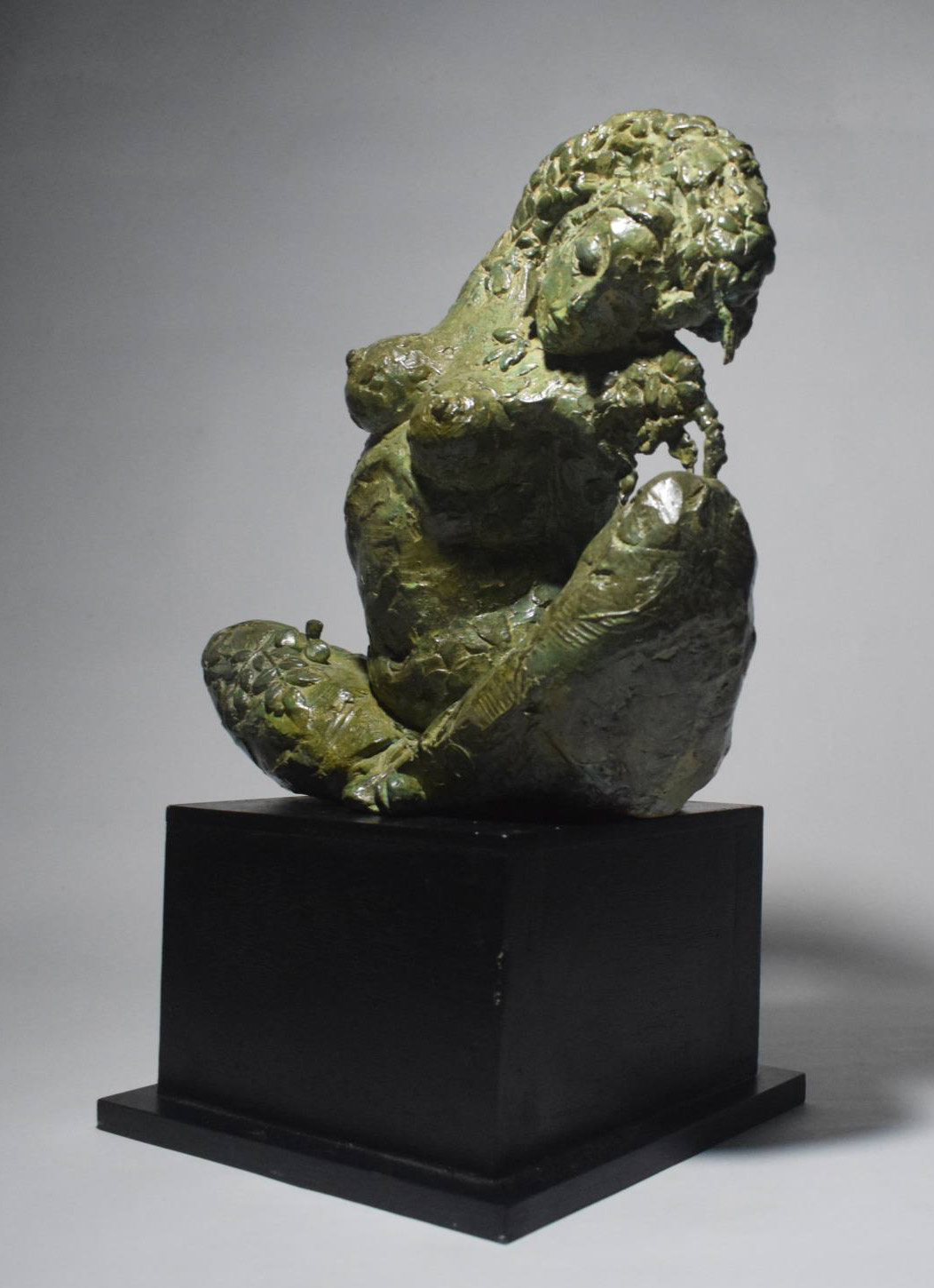 Figurative Sculpture with Bronze"Rhythm" art by Debjyoti Purakayastha