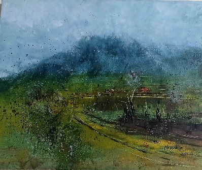 Untitled-Abastract-Painting-Dnyaneshwar-Dhavale-IndiGalleria-IG1630